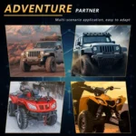 2pcs/Pack Car 80W High-power Matrix Triangle Cannon Work Light with Cable Set - Image 11