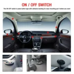 2pcs/Pack Car 70W High-power Matrix Eyes Work Light with Cable Set - Image 14