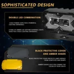 2pcs/Pack Car 70W High-power Matrix Eyes Work Light with Cable Set - Image 4