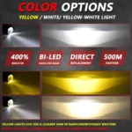 T09 2pcs/Pack 55W 3 inch High Power Dual Lens Fog Light - Image 4