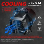 T09 2pcs/Pack 55W 3 inch High Power Dual Lens Fog Light - Image 5