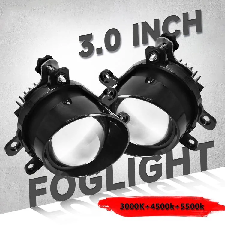 EDA008268901_1.webp T12 2pcs/Pack 55W 3 inch High Power Dual Lens Fog Light Oblique Style for Toyota - Image 2