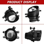 T12 2pcs/Pack 55W 3 inch High Power Dual Lens Fog Light Oblique Style for Toyota - Image 11