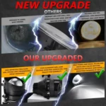 T12 2pcs/Pack 55W 3 inch High Power Dual Lens Fog Light Oblique Style for Toyota - Image 8