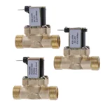 Copper Four-point Solenoid Valve, Pressurized Water Inlet Valve, Solar Water Heater Valve - Image 4