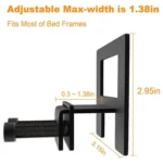 6pcs / Set Anti-slip Mattress Baffles For Metal Bed Frame Fasteners Slide Limiter - Image 2