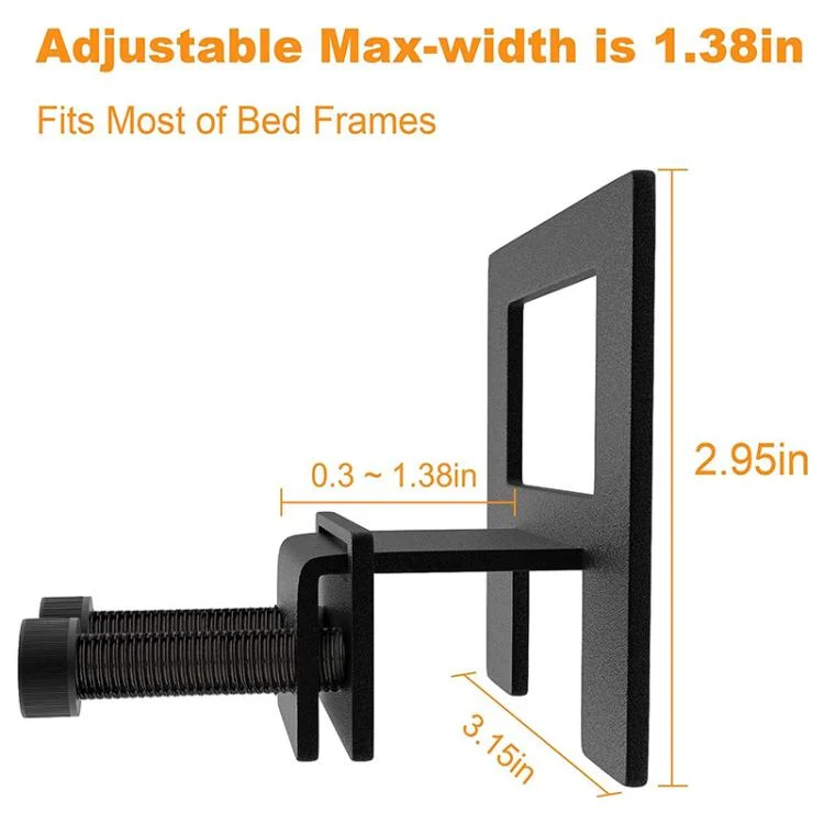 EDA008273201A_1.webp 6pcs / Set Anti-slip Mattress Baffles For Metal Bed Frame Fasteners Slide Limiter - Image 2