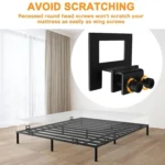 6pcs / Set Anti-slip Mattress Baffles For Metal Bed Frame Fasteners Slide Limiter - Image 5