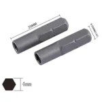 2pcs/Pack Screwdriver Drill Adapter Hexagonal Handle Screwdriver Tool Conversion Connector - Image 5