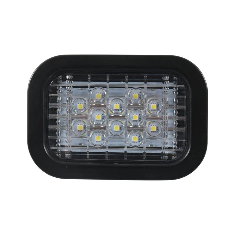 EDA008273801A_2.webp Trailer / RV / Truck 12LEDs Rectangle Tail Light with Plug - Image 3