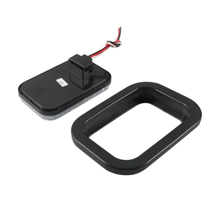 EDA008273801A_4.webp Trailer / RV / Truck 12LEDs Rectangle Tail Light with Plug - Image 5