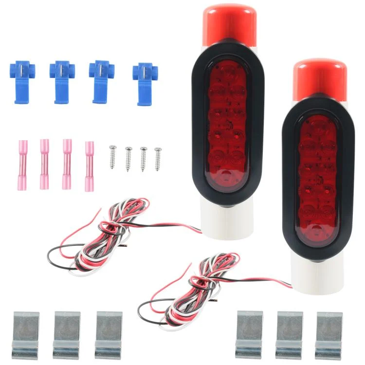 2pcs/Set 10LED Marine Trailer Guide Pipe Light Set