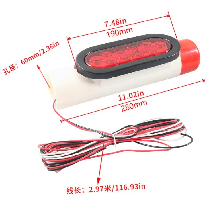 EDA008274101A_6.webp 2pcs/Set 10LED Marine Trailer Guide Pipe Light Set - Image 7