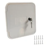 RV / Camper Power Cable Hatch with Screws and Key