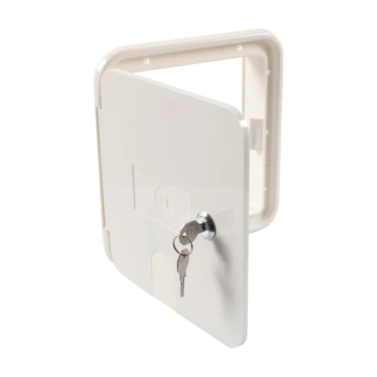EDA008274401A_3.webp RV / Camper Power Cable Hatch with Screws and Key - Image 4