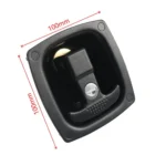 RV / Camper Folding T Handle Latch with Key - Image 6