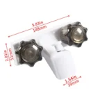 RV Tub and Shower Diverter Faucet Set, with Handheld Shower Head and Hose - Image 7