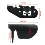 Car Lock Release Handle Kit for Audi TT 2007-2014 8J1823633C - Image 6