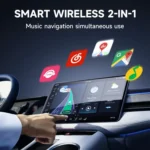 2 in 1 Car CarPlay and Android Auto Wired to Wireless Smart Box Adapter Mini USB Converter - Image 6