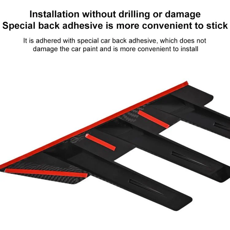 EDA0082802_B10.webp 1 Pair Car Rear Windshield Air Cent Shark Fin Decorative Sticker - Image 11