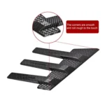 1 Pair Car Rear Windshield Air Cent Shark Fin Decorative Sticker - Image 12