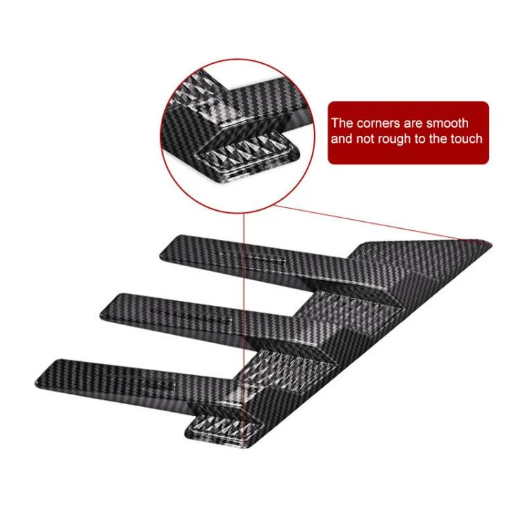 EDA0082802_B11.webp 1 Pair Car Rear Windshield Air Cent Shark Fin Decorative Sticker - Image 12