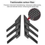 1 Pair Car Rear Windshield Air Cent Shark Fin Decorative Sticker - Image 9