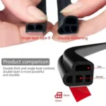 L Type 10m Car Rubber Seal Strip - Image 3
