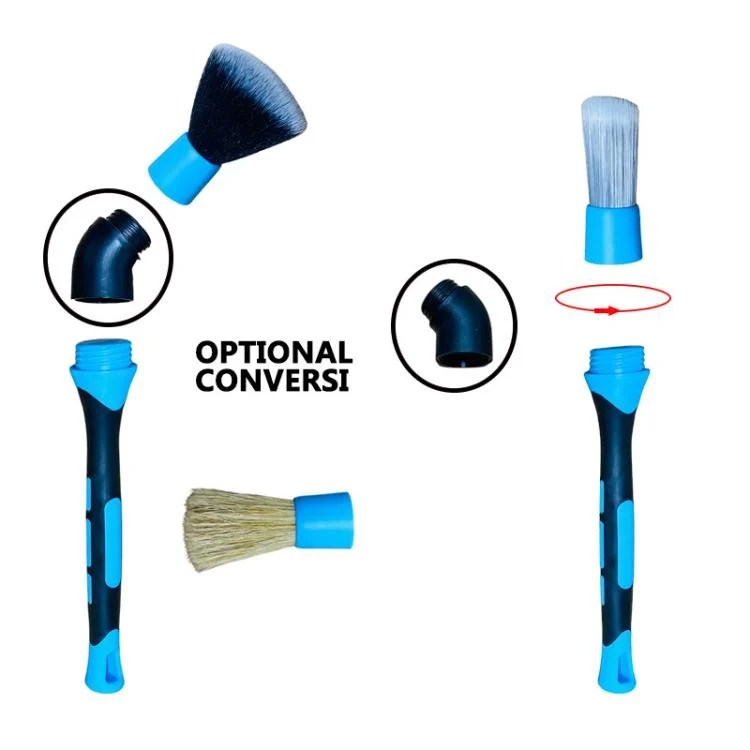 EDA0082928_3.webp 3pcs / Set Car Soft Bristle Cleaning Brush, with Elbow - Image 4
