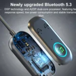 BR08T 2 in 1 Car Bluetooth AUX Receiver Transmitter Bluetooth Audio Adapter - Image 2