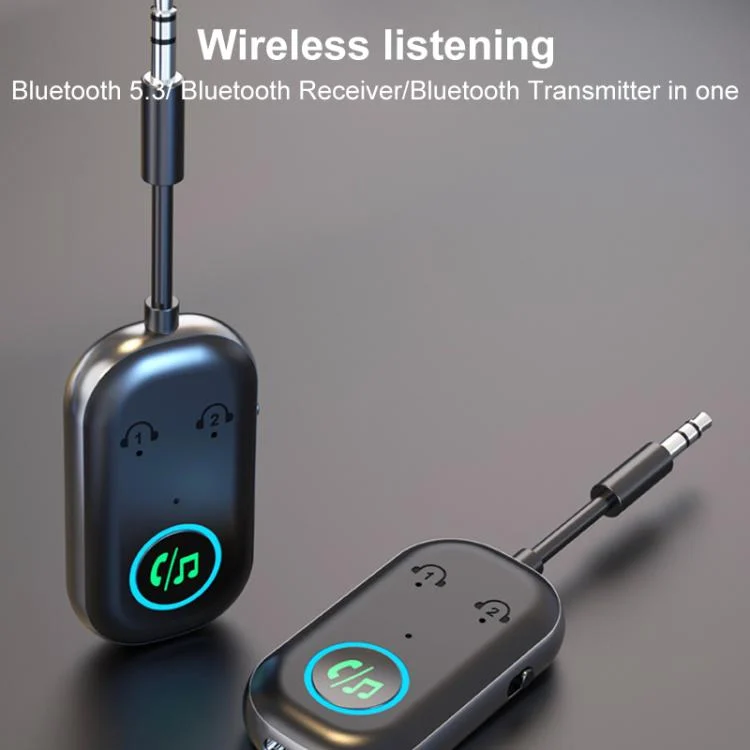EDA008296201A_10.webp BR08T 2 in 1 Car Bluetooth AUX Receiver Transmitter Bluetooth Audio Adapter - Image 11