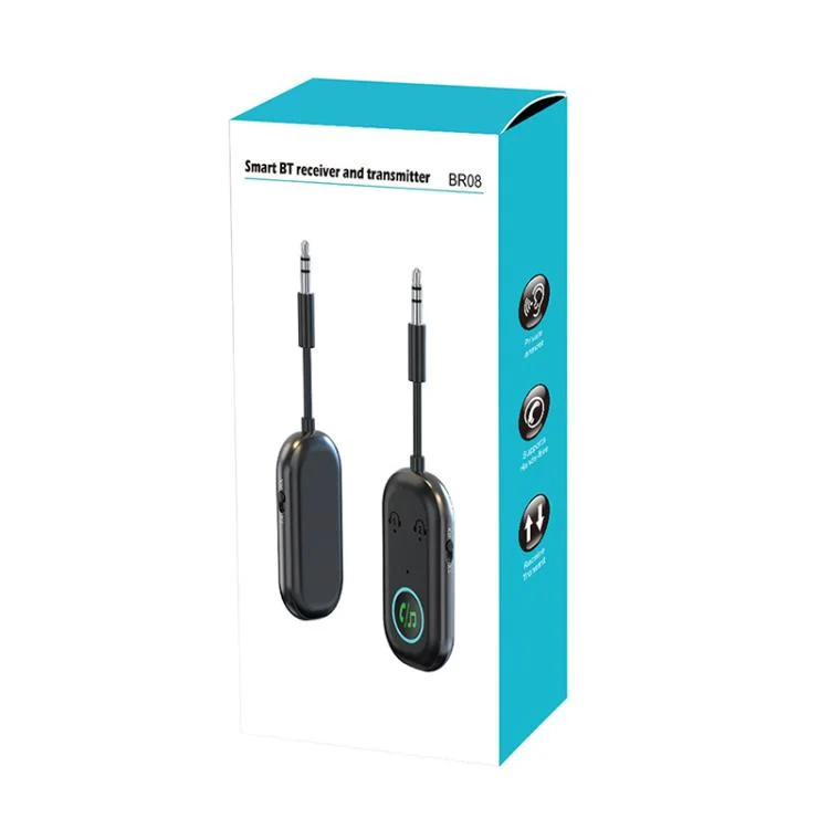 EDA008296201A_11.webp BR08T 2 in 1 Car Bluetooth AUX Receiver Transmitter Bluetooth Audio Adapter - Image 12