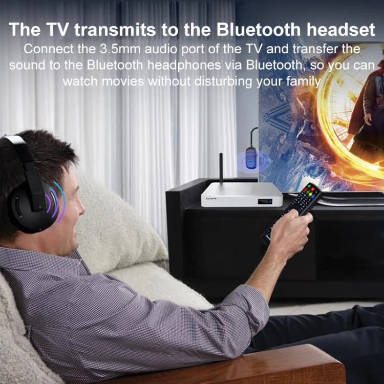 EDA008296201A_7.webp BR08T 2 in 1 Car Bluetooth AUX Receiver Transmitter Bluetooth Audio Adapter - Image 8