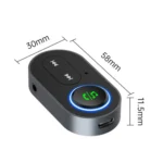 BR10 Car Bluetooth AUX Receiver Bluetooth Audio Adapter - Image 2