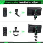 6 inch Motorcycle Wireless CarPlay and Android Auto Display Screen Navigator - Image 11