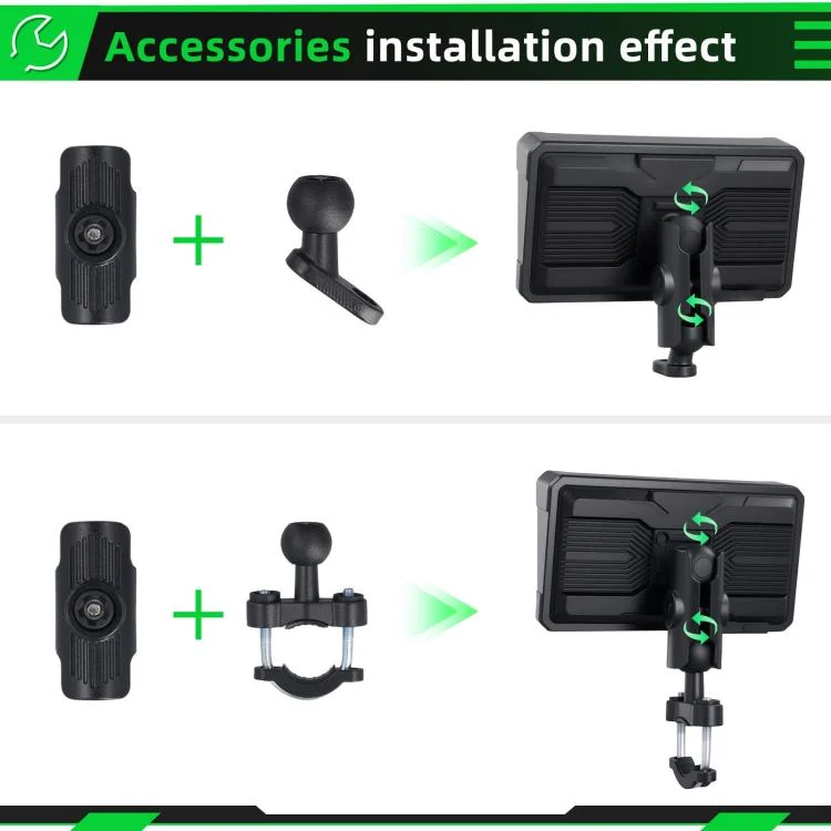 EDA008303201A_10.webp 6 inch Motorcycle Wireless CarPlay and Android Auto Display Screen Navigator - Image 11