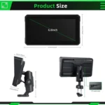 6 inch Motorcycle Wireless CarPlay and Android Auto Display Screen Navigator - Image 12