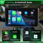 6 inch Motorcycle Wireless CarPlay and Android Auto Display Screen Navigator - Image 5