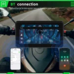 6 inch Motorcycle Wireless CarPlay and Android Auto Display Screen Navigator - Image 8