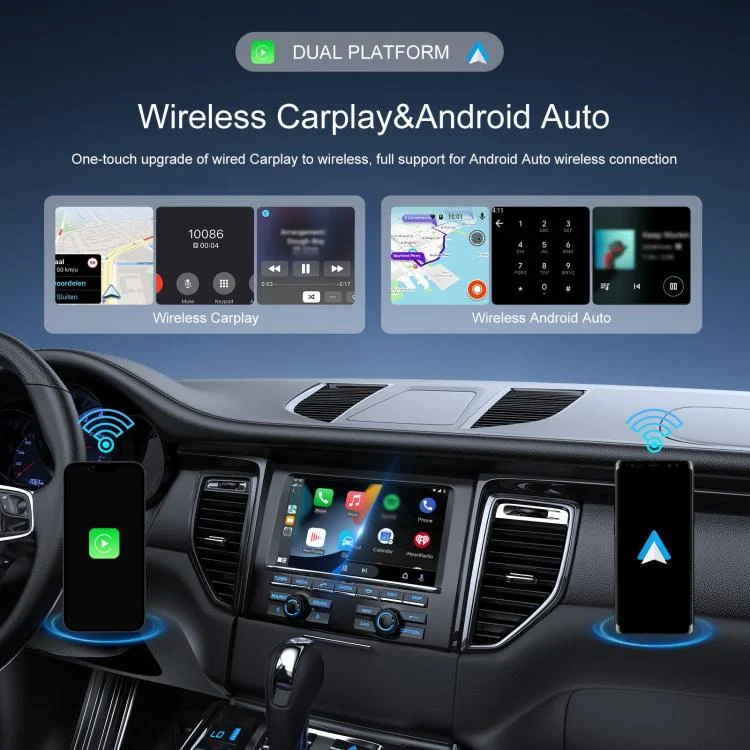 EDA0083053_B2.webp Car CarPlay and Android Auto Wired to Wireless Smart Box Adapter with Type-C Converter - Image 3