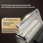 Five-blade Full Body Washable LED Digital Display Reciprocating Electric Shaver - Image 4