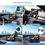 Android 15 2G+32G Car Reversing Display Monitor Screen Without Rear View Camera WiFi Version - Image 2