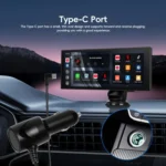 Android 15 2G+32G Car Reversing Display Monitor Screen Without Rear View Camera WiFi Version - Image 4