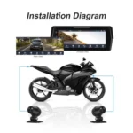 Portable Motorcycle Wireless CarPlay and Android Auto 6.86 inch HD Screen Waterproof Navigator - Image 13