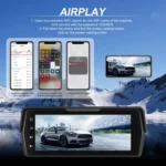 Portable Motorcycle Wireless CarPlay and Android Auto 6.86 inch HD Screen Waterproof Navigator - Image 6