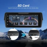 Portable Motorcycle Wireless CarPlay and Android Auto 6.86 inch HD Screen Waterproof Navigator - Image 9