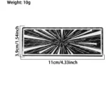 Car Tail Carbon Fiber Decorative Sticker - Image 3