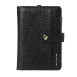 DUX DUCIS PU Leather RFID Multi-card Wallet with Lanyard