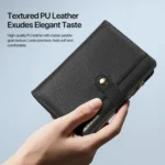 DUX DUCIS PU Leather RFID Multi-card Wallet with Lanyard - Image 7