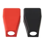 2pcs/Pack Car Battery Wire Terminal Protection Cover Battery Positive Negative Top Post Cap